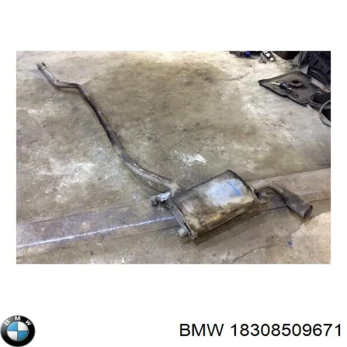 Silenciador trasero para escape para BMW X3 (F25)