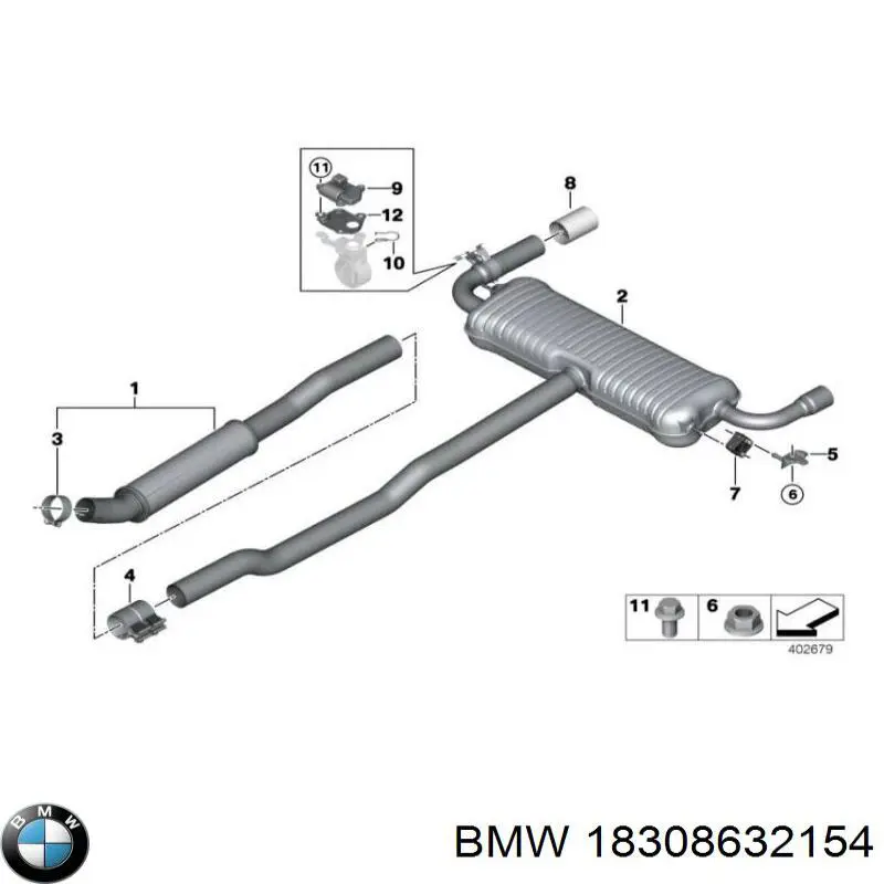 Comprar 18308632154 BMW Motor de recirculación de aire