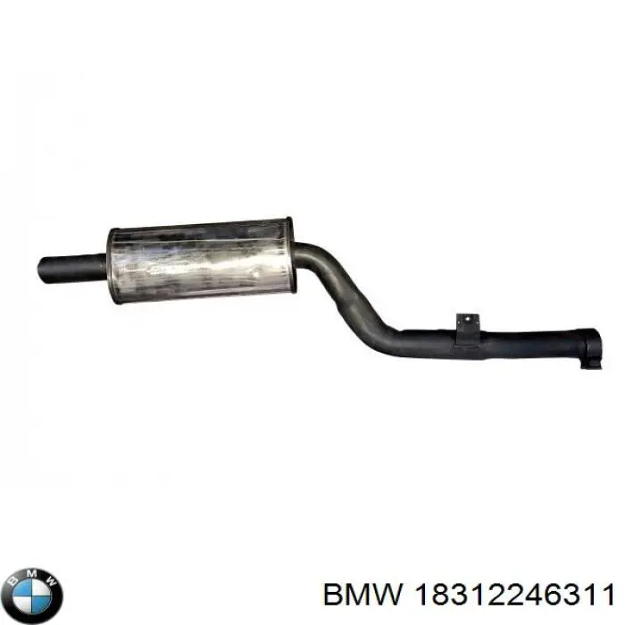 18312246311 BMW silenciador posterior