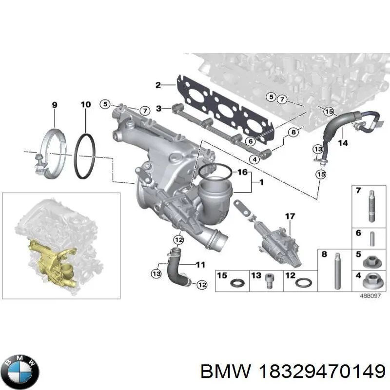  Catalizador BMW X2 