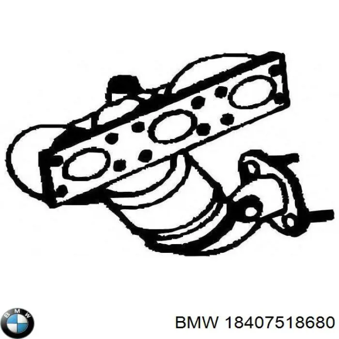 18407518680 BMW Catalizador de gasolina y diésel