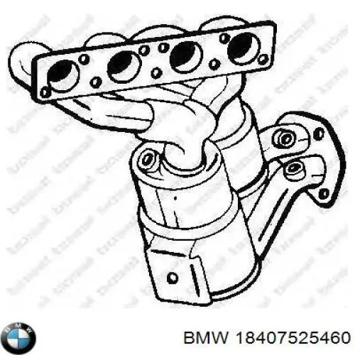 Catalizador BMW 18407525460 precio, desde 504,47 EUR