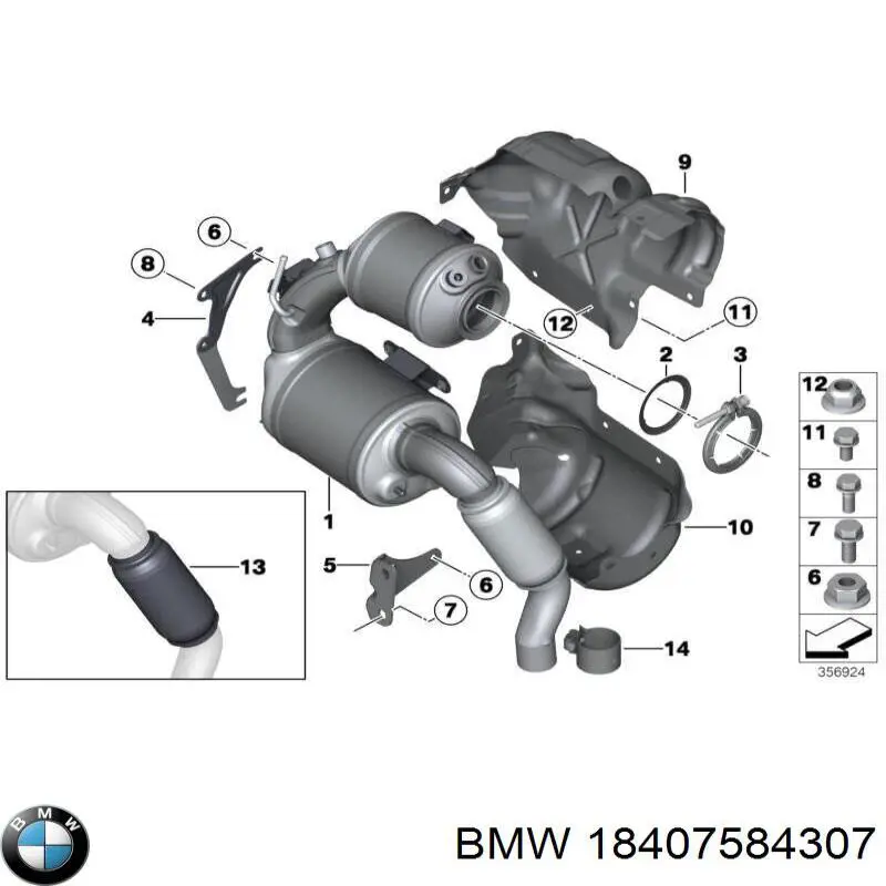  BMW 18407584307 precio, desde 119,71 EUR