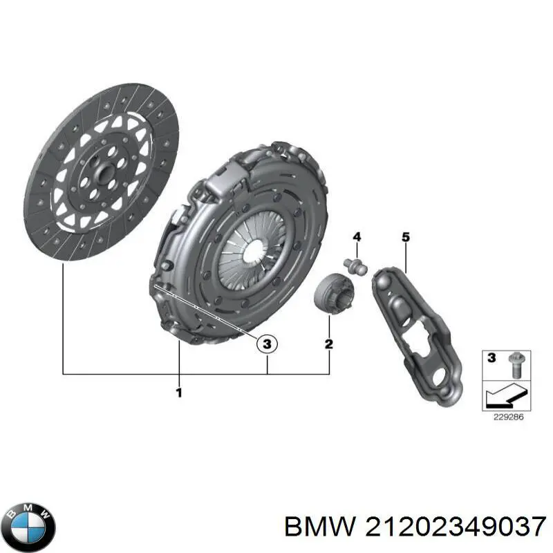 Mecanismo de embrague BMW 21202349037 precio, desde 210,94 EUR
