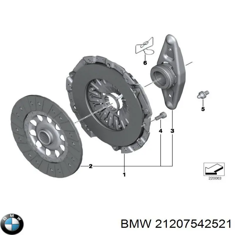 Comprar 21207542521 BMW Kit de embrague completo