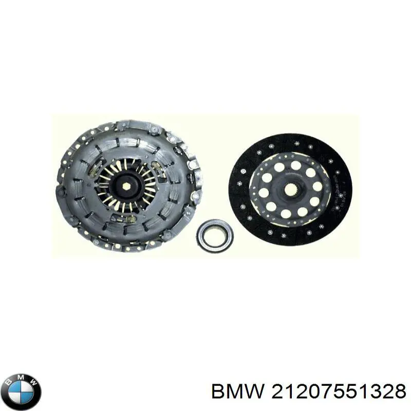 21207551328 BMW kit de embrague (3 partes)