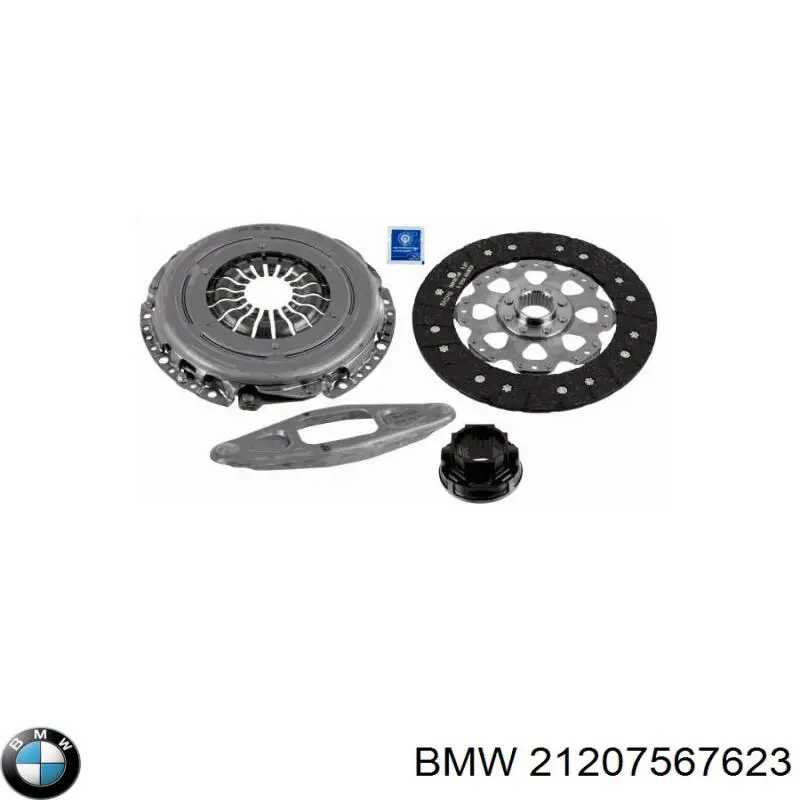 21207567623 BMW kit de embrague (3 partes)