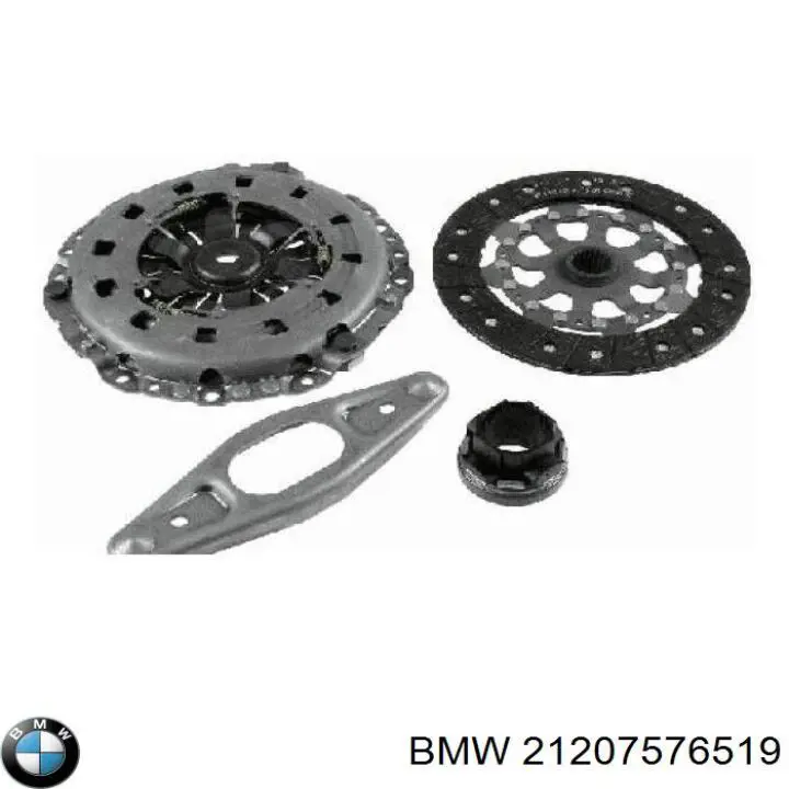 21207576519 BMW kit de embrague (3 partes)