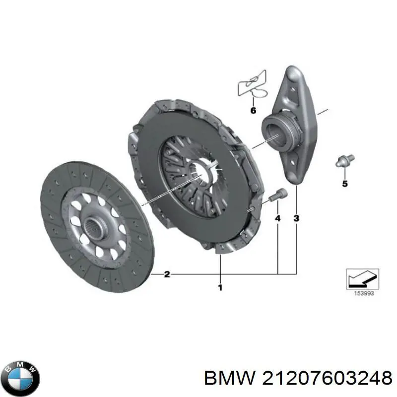 Mecanismo de embrague BMW 21207603248 precio, desde 317,97 EUR