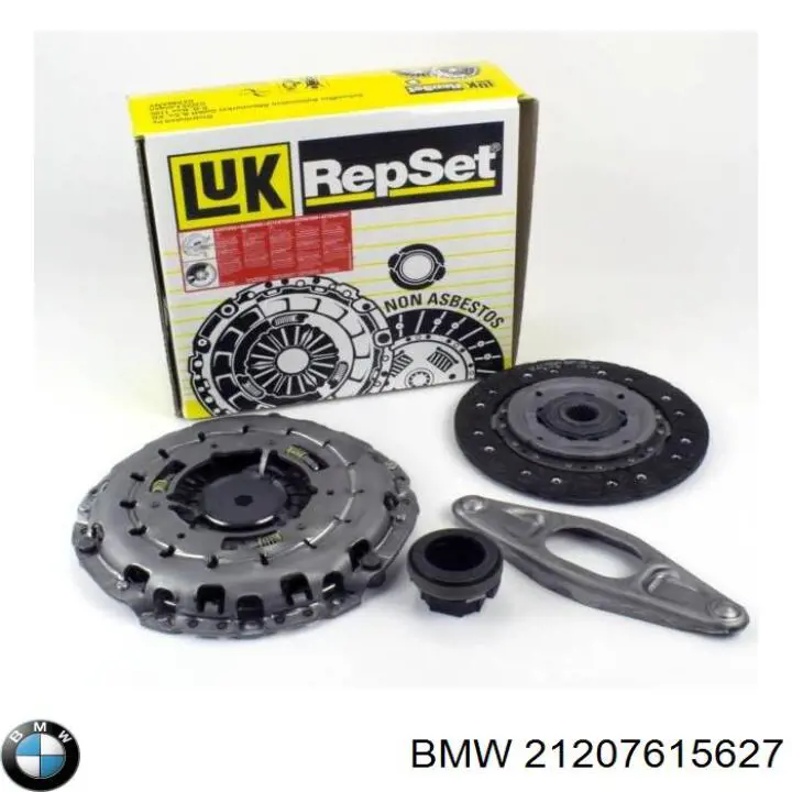 21207615627 BMW kit de embrague (3 partes)