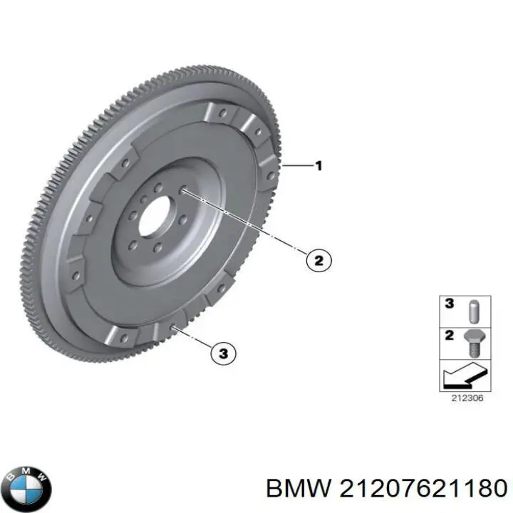 21207621180 BMW volante motor