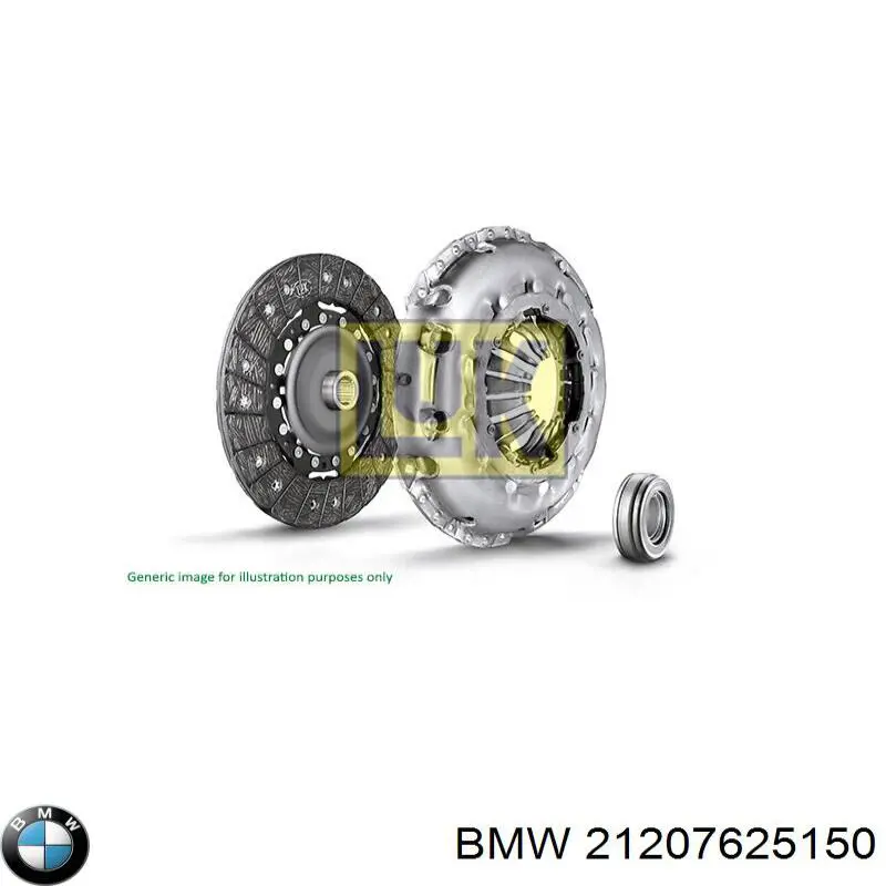 21207625150 BMW kit de embrague (3 partes)