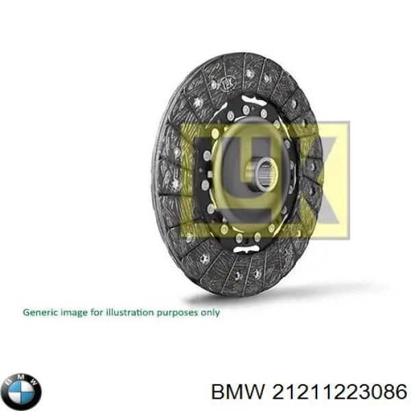 21211223086 BMW disco de embrague
