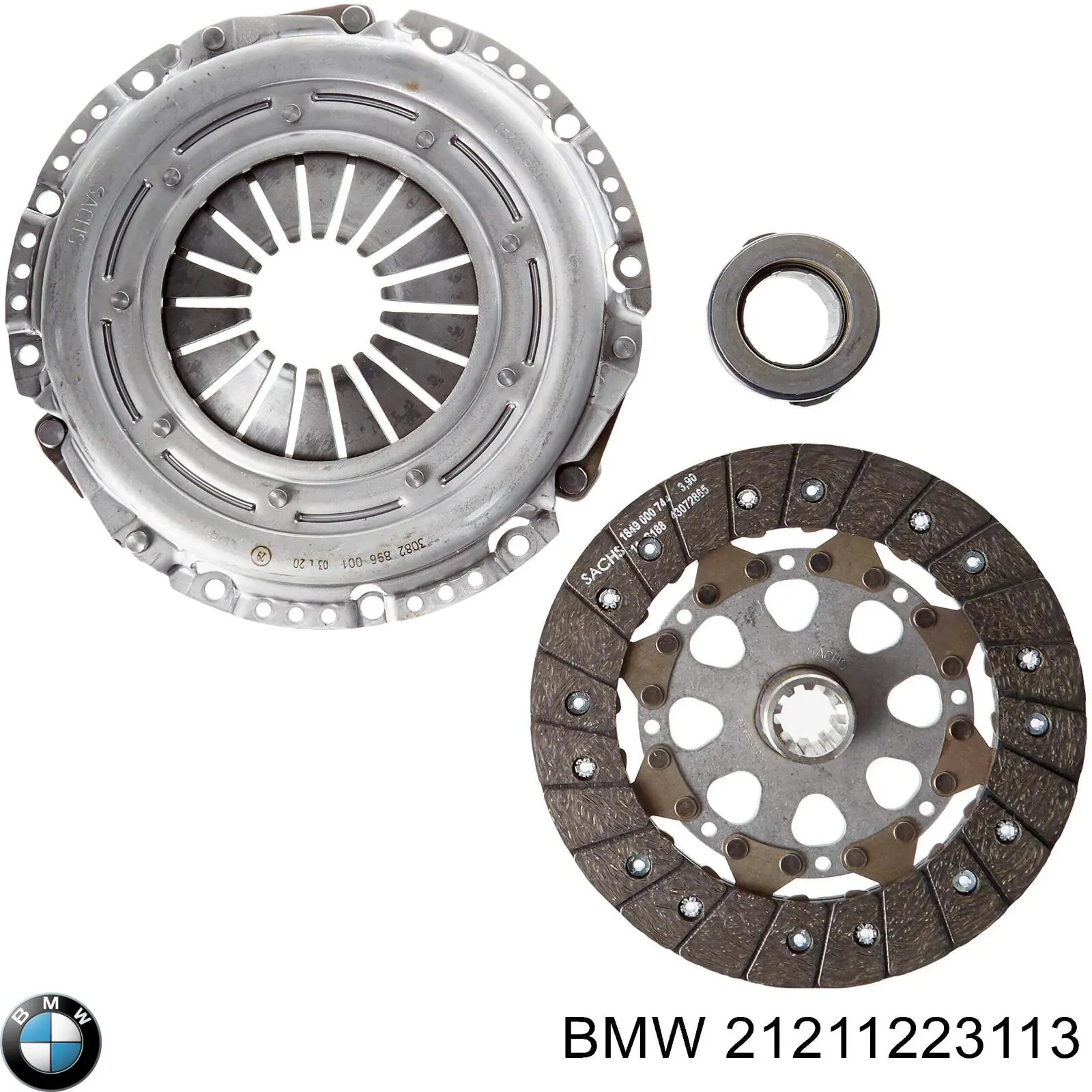 21211223113 BMW kit de embrague (3 partes)