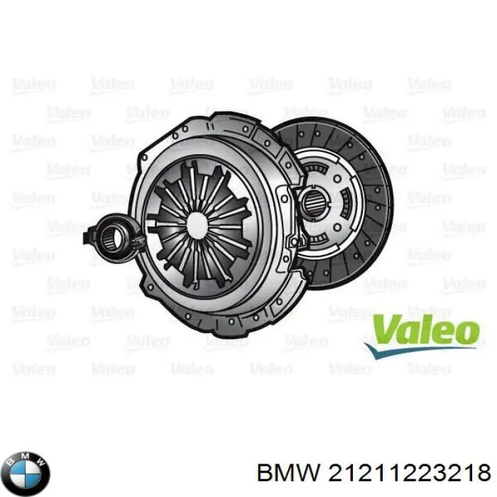 21211223218 BMW kit de embrague (3 partes)