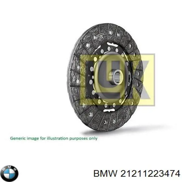 Disco de embrague BMW 21211223474