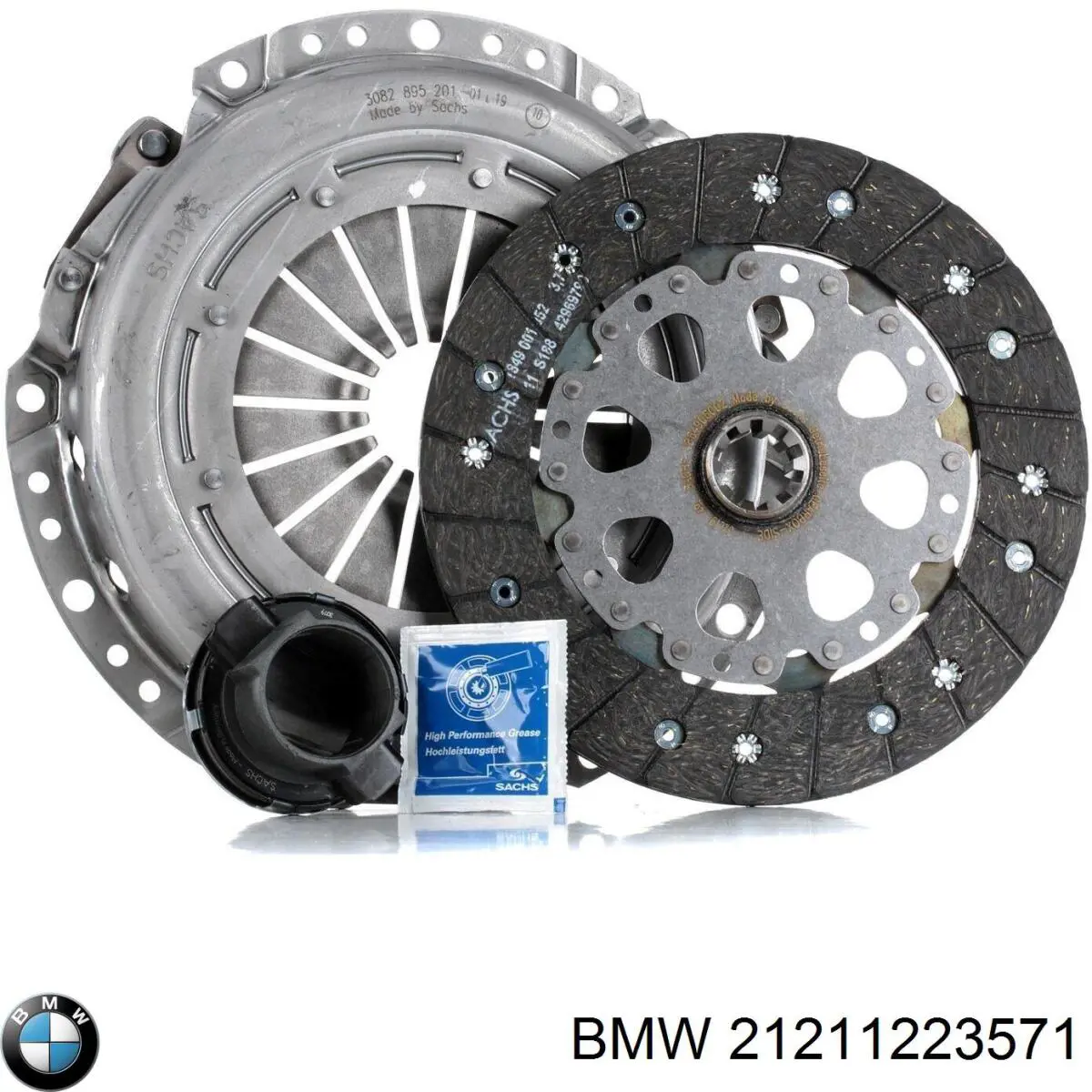 Kit de embrague (3 partes) BMW 21211223571