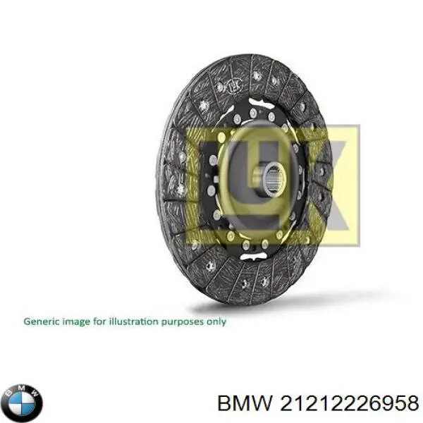 21212227010 BMW disco de embrague