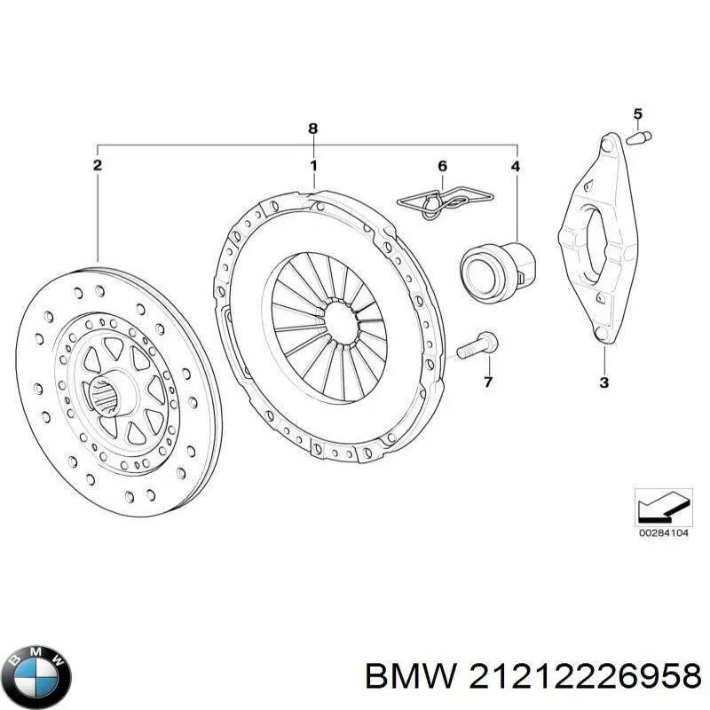 Disco de embrague BMW 21212226958 precio, desde 166,71 EUR