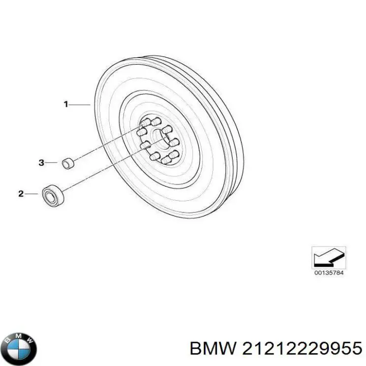 Comprar 21212229955 BMW Volante de motor bimasa