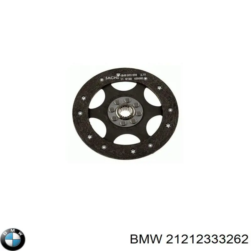 Disco de embrague 21217670454 BMW