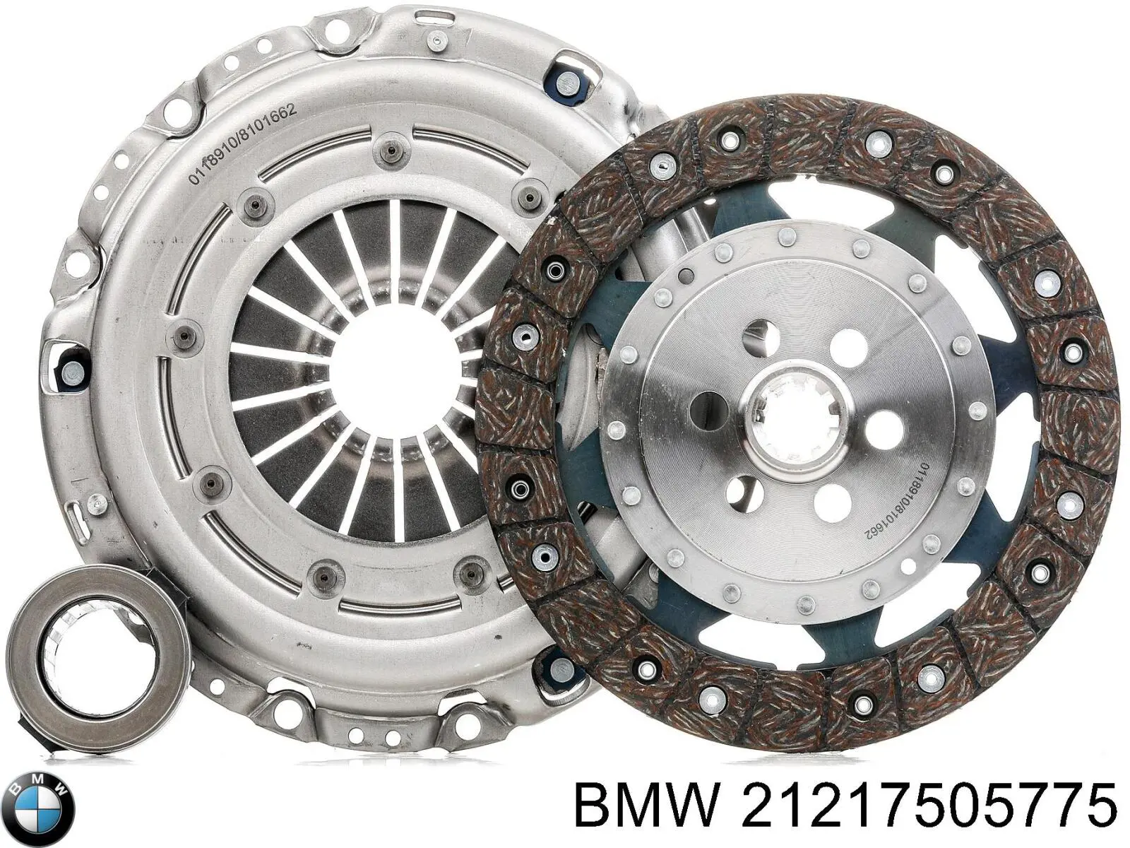 21217505775 BMW kit de embrague (3 partes)