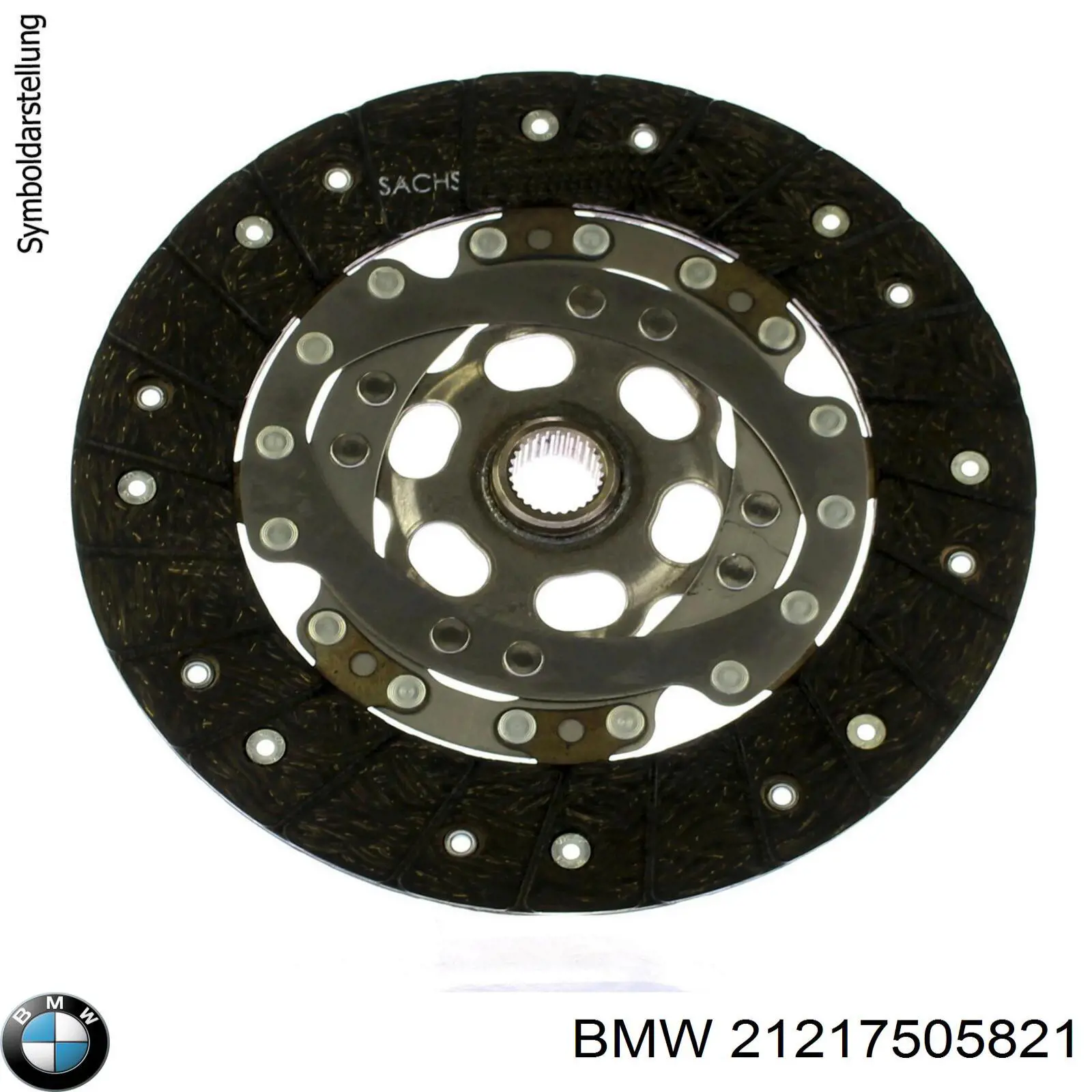 21217505821 BMW kit de embrague (3 partes)