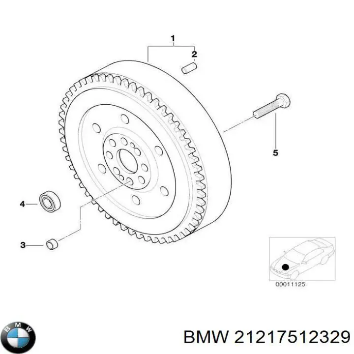 21217512329 BMW volante motor