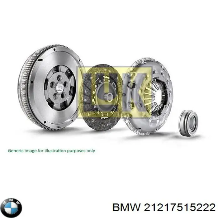 21217515222 BMW kit de embrague (3 partes)