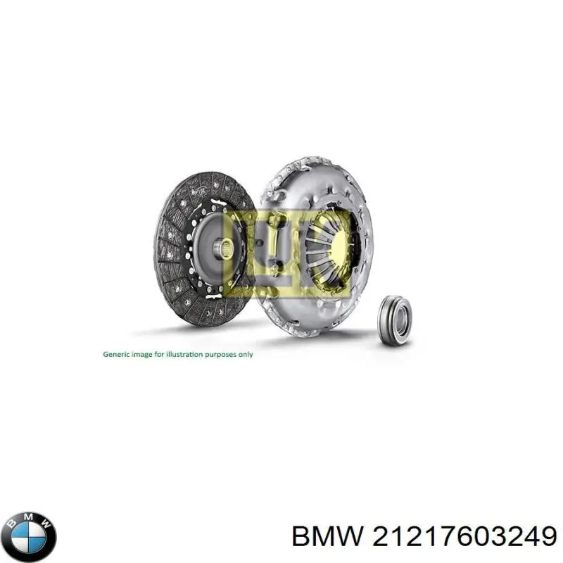 21217603249 BMW kit de embrague (3 partes)