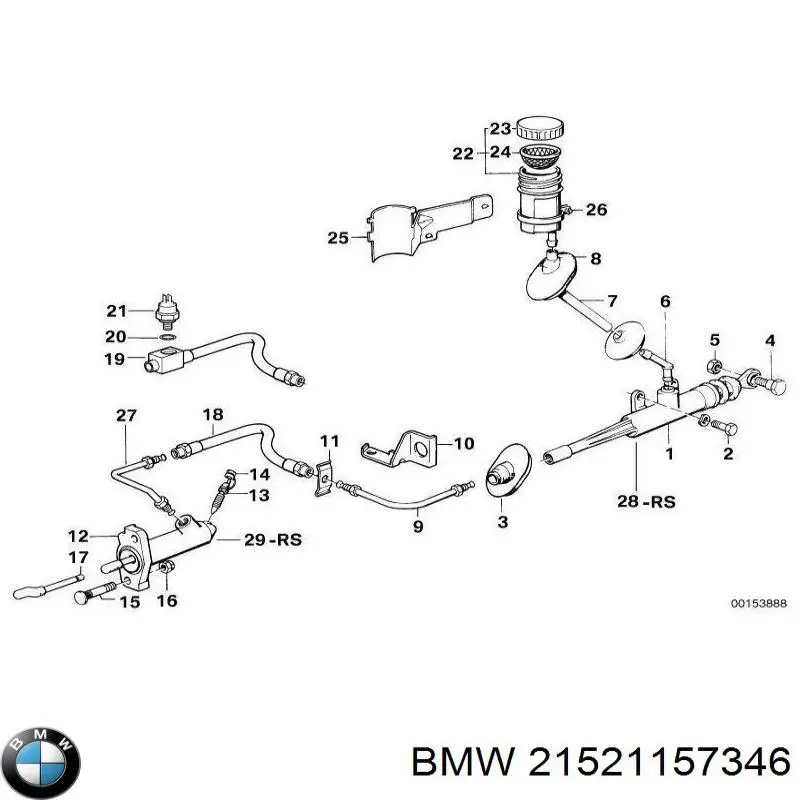 Bomba auxiliar de embrague BMW 21521157346 precio, desde 42,38 EUR