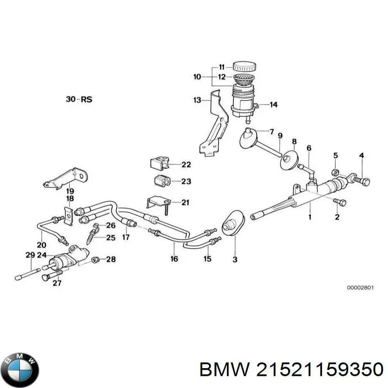 Comprar Latiguillo de embrague BMW 5  E34