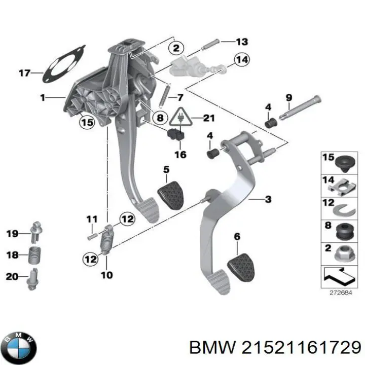 Comprar 21521161729 BMW 