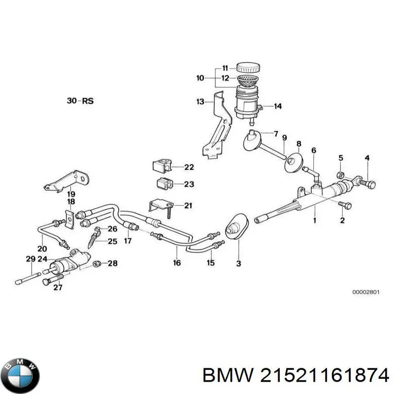 Comprar 21521161874 BMW Bombín de embrague