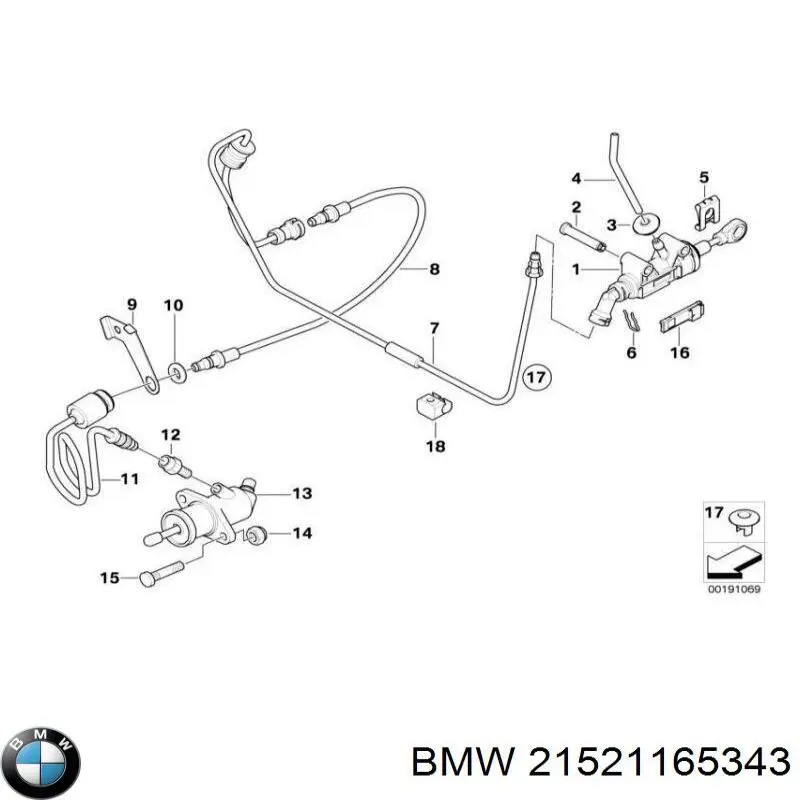 21521165343 BMW 