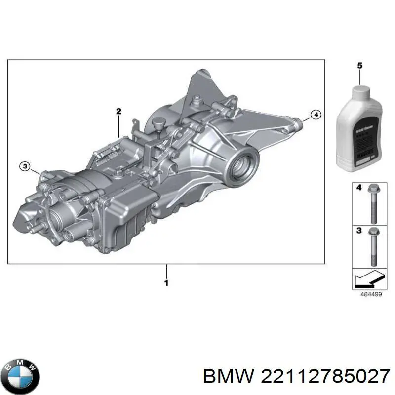 22112785027 BMW soporte motor izquierdo