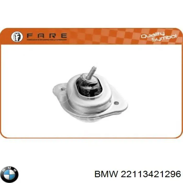 22113421296 BMW soporte de motor derecho