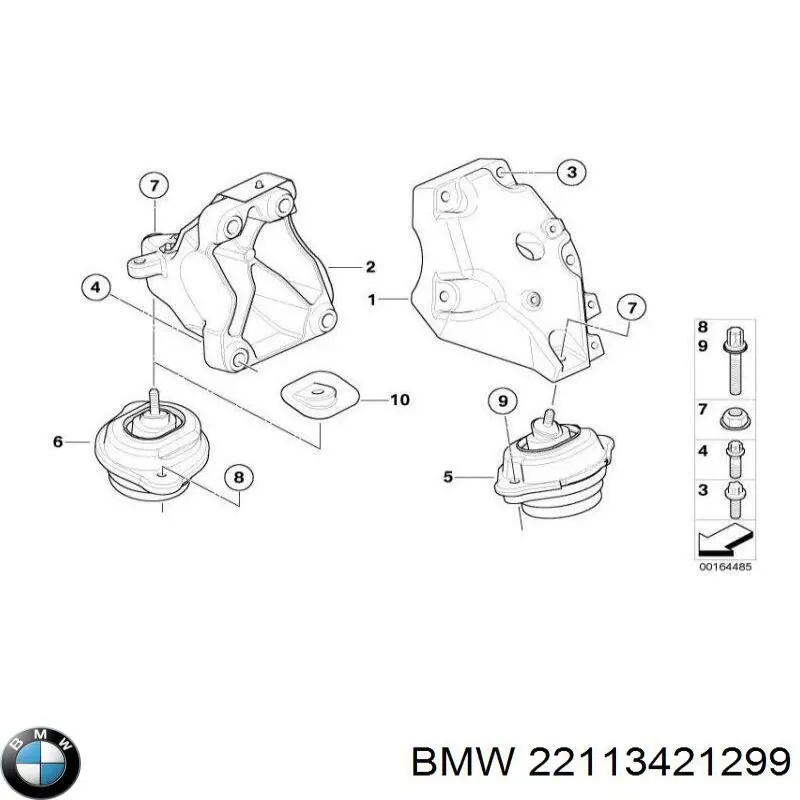 Comprar 22113421299 BMW Soporte izquierdo del motor