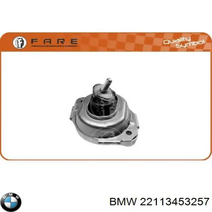 22113421543 BMW soporte de motor derecho