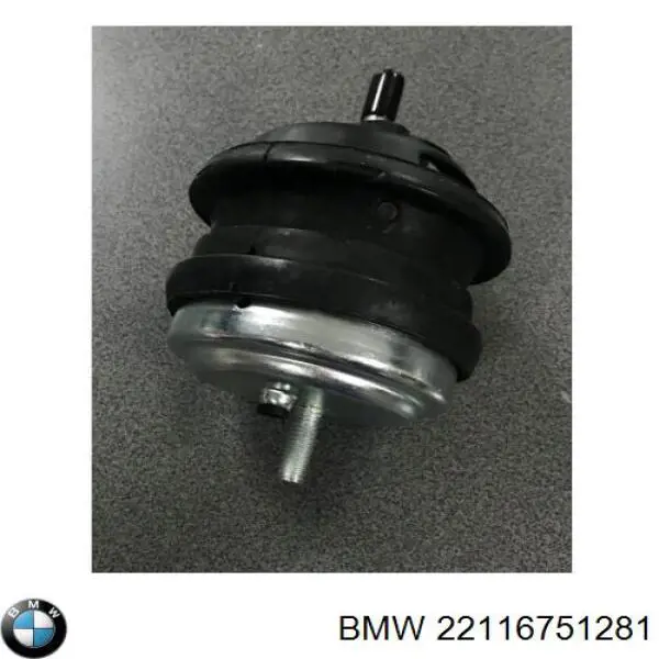 Soporte izquierdo del motor 22116751281 BMW