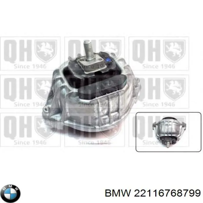 22116768799 BMW soporte motor izquierdo