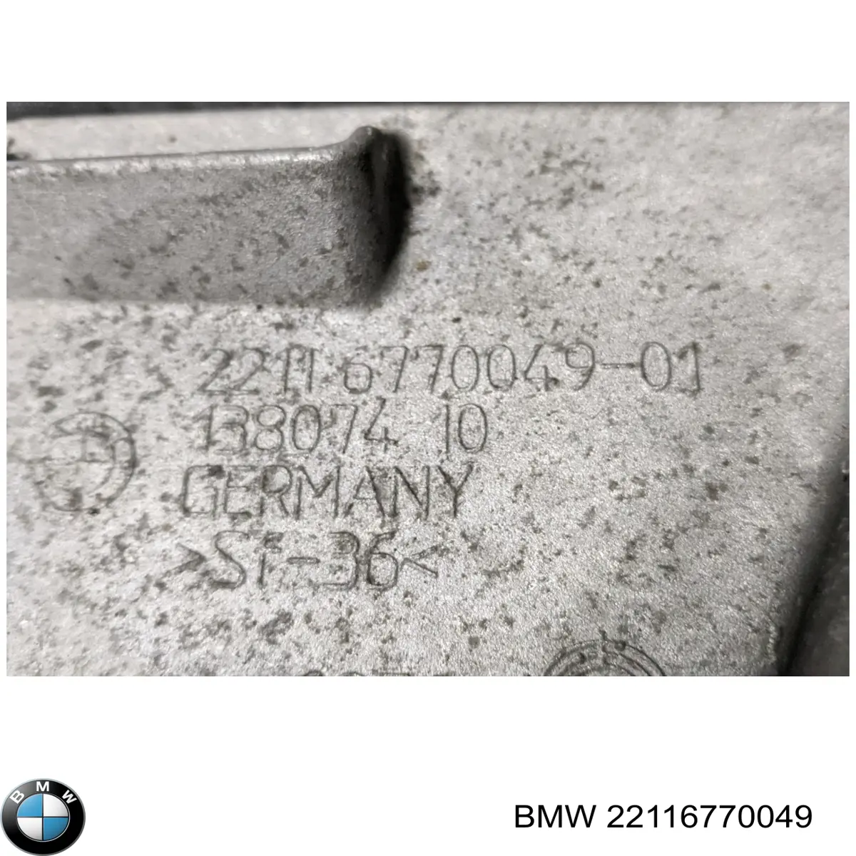 22116770049 BMW soporte para taco de motor izquierdo