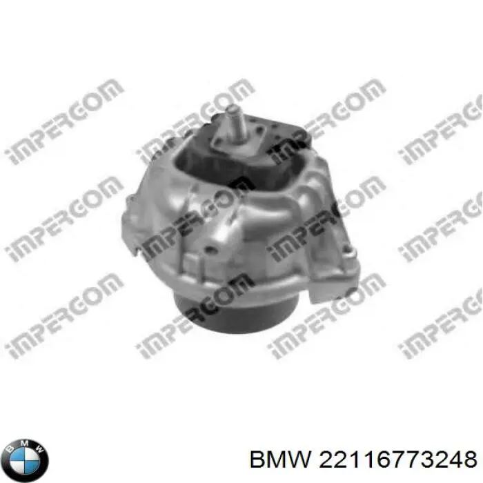 Soporte de motor derecho BMW 22116773248