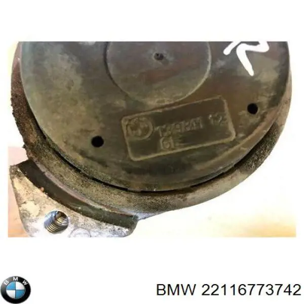 Soporte elástico, suspensión del motor, Izquierda / Derecha BMW 22116773742