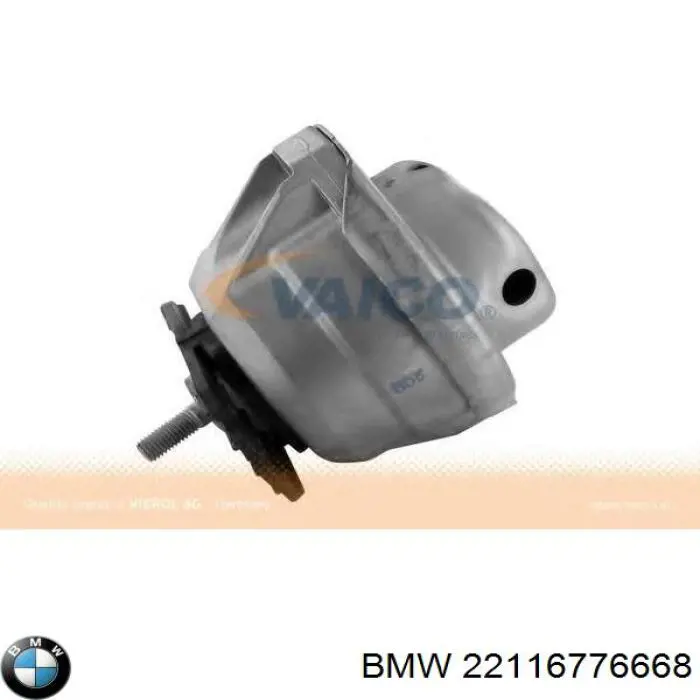 22116776668 BMW soporte de motor derecho