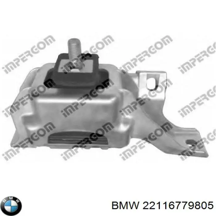 22116779805 BMW soporte de motor derecho