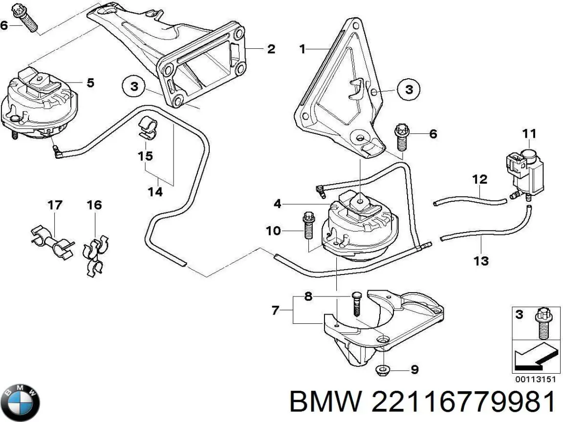 22116758425 BMW