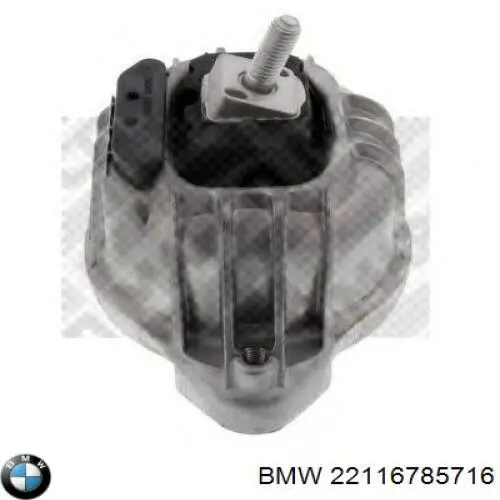 22116785716 BMW soporte de motor derecho