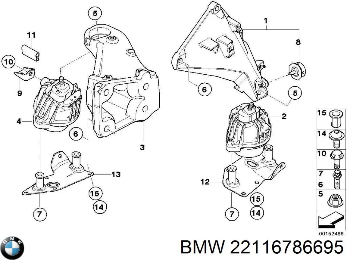 22116786695 BMW