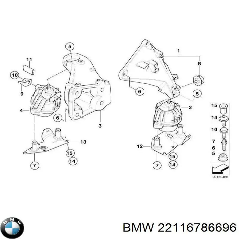 22116786696 BMW